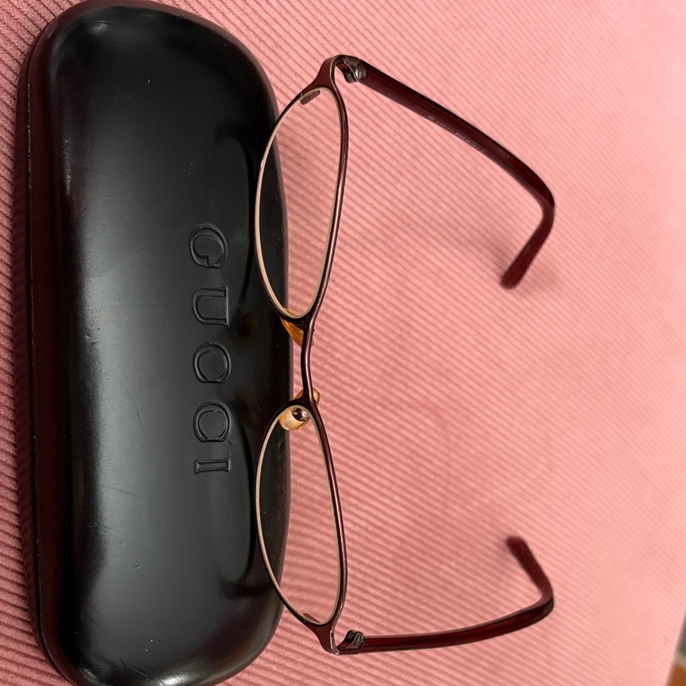 Gucci Women's Glasses - Pink and Black